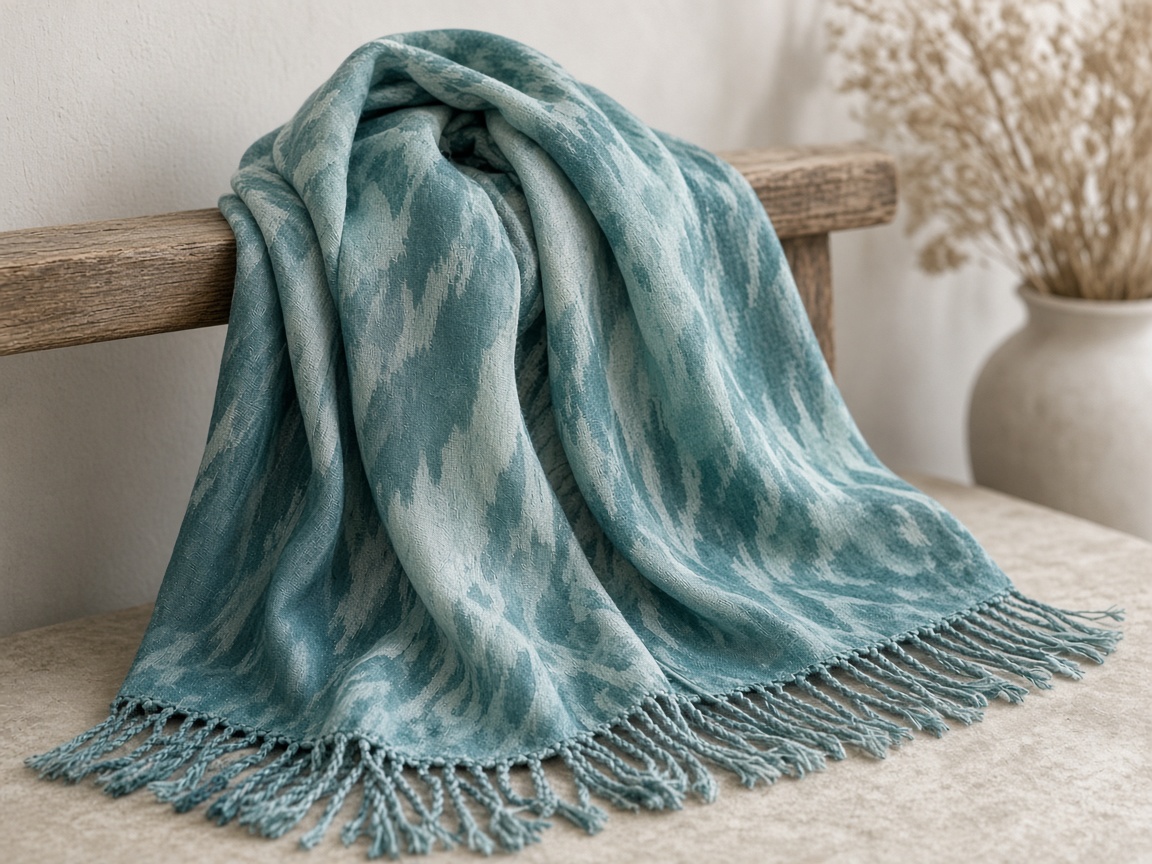 Mist Ikat Stole — Stoles & Scarves